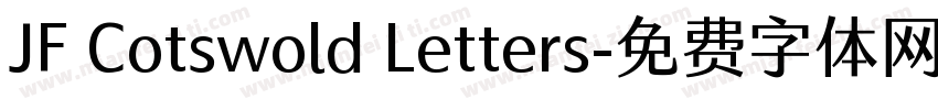 JF Cotswold Letters字体转换
